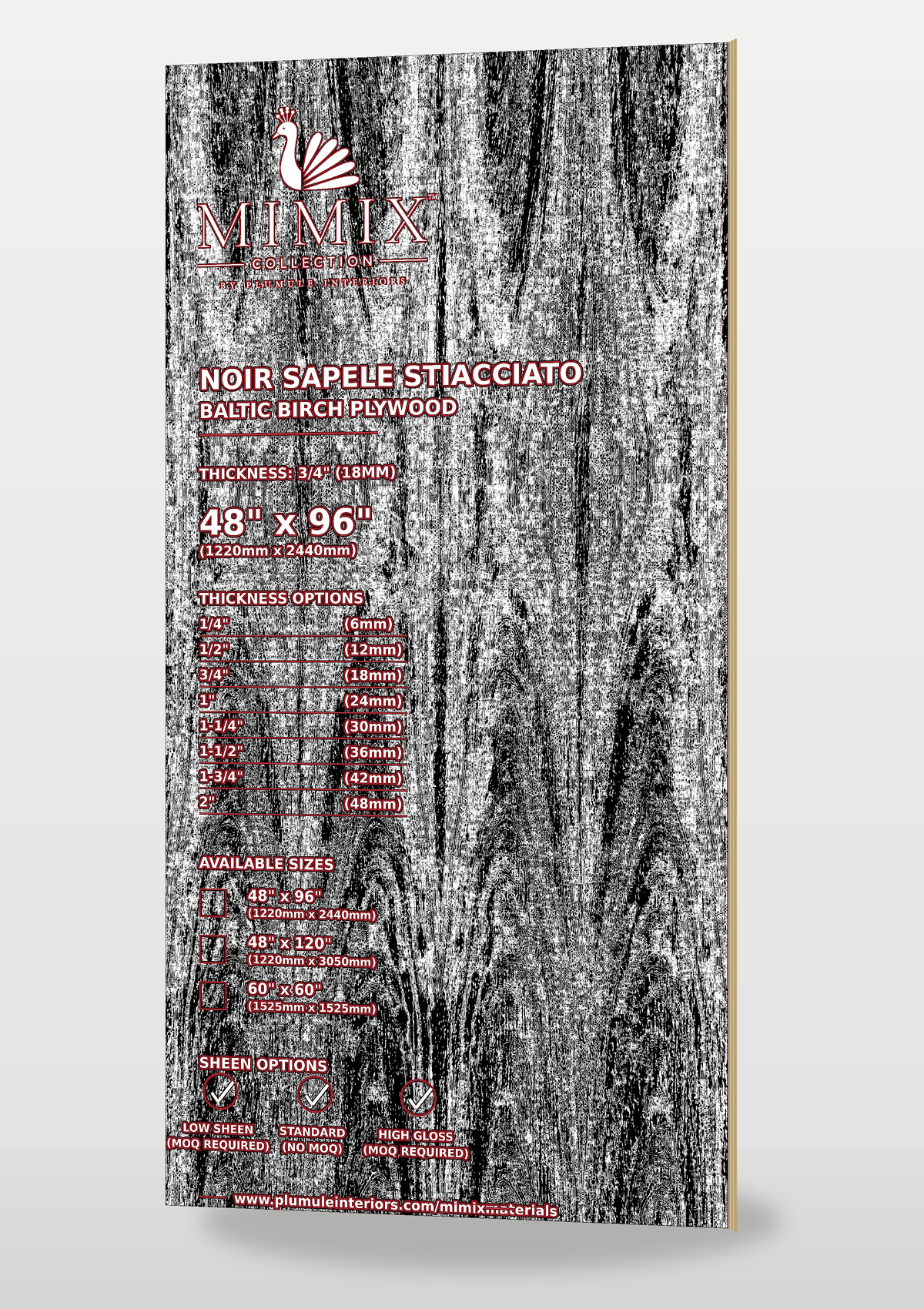 Mimix Noir Sapele Stiacciato